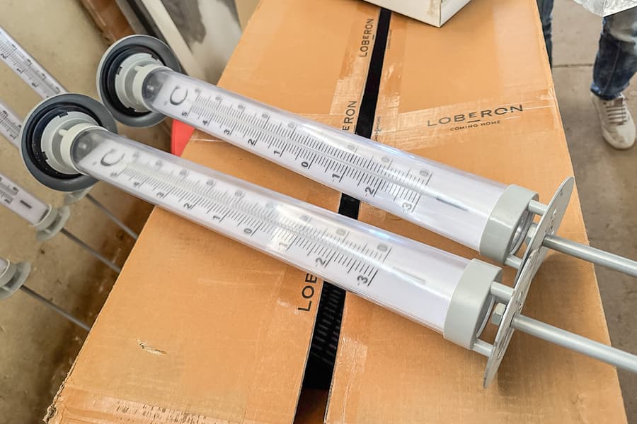 2 Outdoor Solar Thermometer